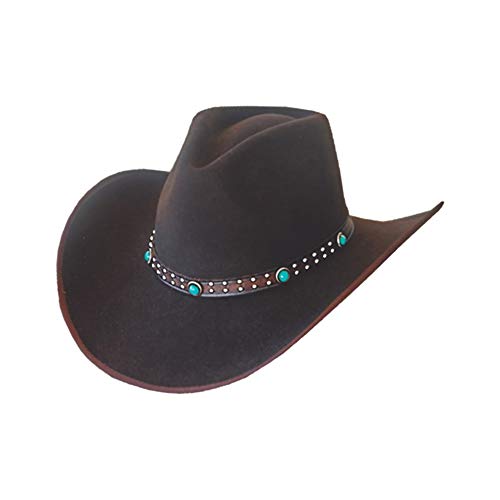 Dallas Hats Cowboyhut Outlaw 2 braun Wollfilz Gr. S - XL (S)