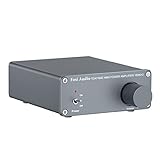 Fosi Audio TDA7498E 2-Kanal 160W x2 Stereo Audio Verstärker Mini Hi-Fi Class D Vollverstärker für Passivlautsprecher mit 24V Stromversorgung