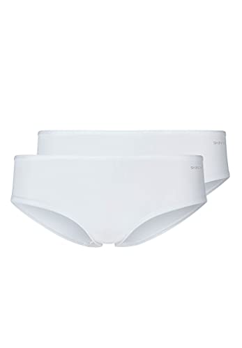 Skiny Damen Advantage Micro Panty 2er Pack Panties, Weiß (White 0500), (Herstellergröße: 36)