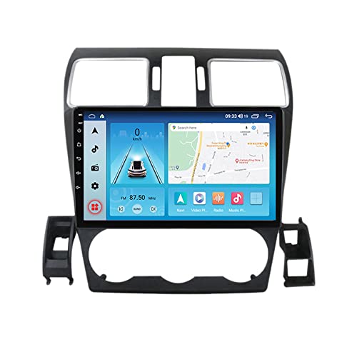 ADMLZQQ Android 11 Autoradio Stereo Für Subaru Forester 2015-2017 GPS Navi Sender 9 Zoll MP5 Multimedia Video Player Carplay FM Receiver Mit 4G 5G WiFi DSP Lenkradsteuerung,M200s
