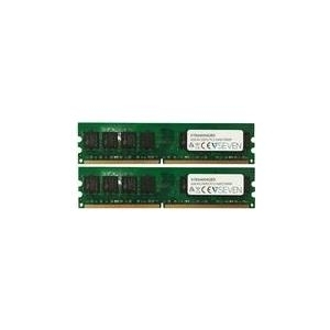 V7 - DDR2 - Kit - 4 GB: 2 x 2 GB - DIMM 240-PIN - 800 MHz / PC2-6400 - CL6 - ungepuffert - non-ECC