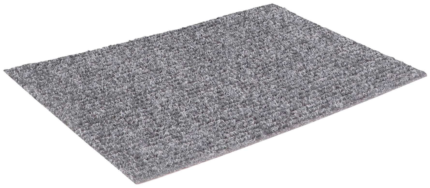 Rips Nadelfilz Teppich-Boden GLADIATOR als Meterware - Grau, 2,00m x 3,00m, Schwer Entflammbarer, Gerippter Bodenbelag