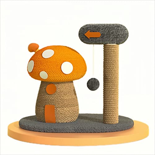 Katzenturm beliebtes Pilzhauskatzen-Klettergerüst für Katzenspielzeug beseitigt Bewegungsmangel, hervorragende Stabilität und einfache Montage