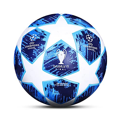 JIAQIWENCHUANG 2021 S-League-Fußball for Fußballfans, offizielle Größe Nr. 5, PU-Geburtstagsgeschenk