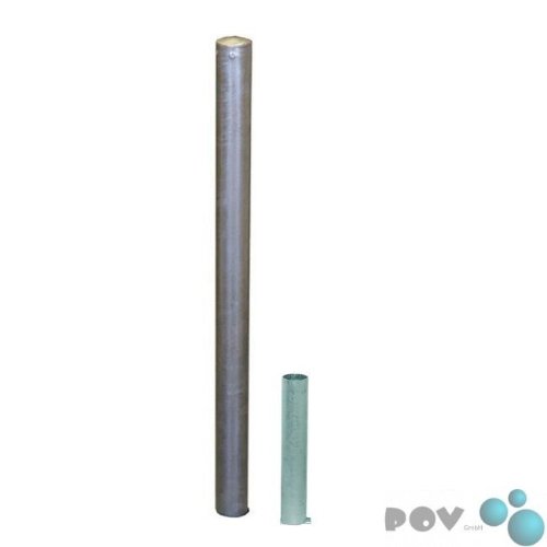 POV® Absperrpfosten aus Stahlrohr Ø 60 mm, herausnehmbar, ohne Verschluss, oh.