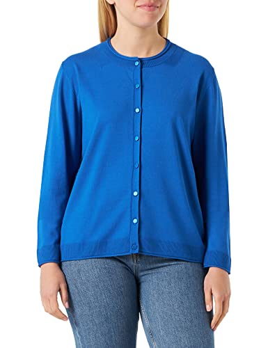 Sisley Damen L/S 14etm5203 Cardigan Sweater, Bright Blue 36u, XS EU