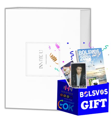 Pentagon - INVITE U [Flare Ver.] (12th Mini Album) Album+Pre Order Limited Benefits+BolsVos K-POP eBook (21p), Photocards