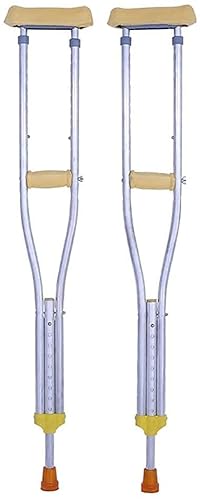 Krücken für Erwachsene Unterarm-Unterarmkrücken für verstellbare Krücke Olan Gehstock Double-Lift Cane Unterarm Aluminiumlegierung verstellbar für Erwachsene und Jugendliche Ideal für Reisen oder