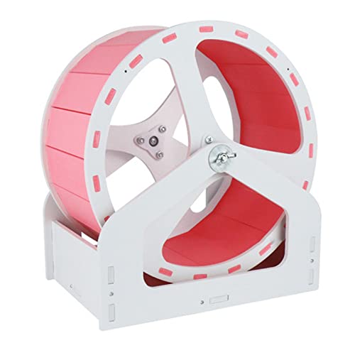 Silent Hamster Wheel - Hamster Toys, Hamster Exercise Wheels ​ with Stand Base for Hamsters Gerbils Mice or Other Small Pet