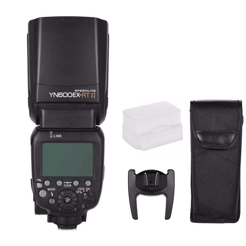 YONGNUO YN600EX-RT II Aktualisiert Kabelloser Flash-Speedlite mit optischem Master und TTL HSS für Canon AS Canon 600EX-RT mit EACHSHOT Diffusor