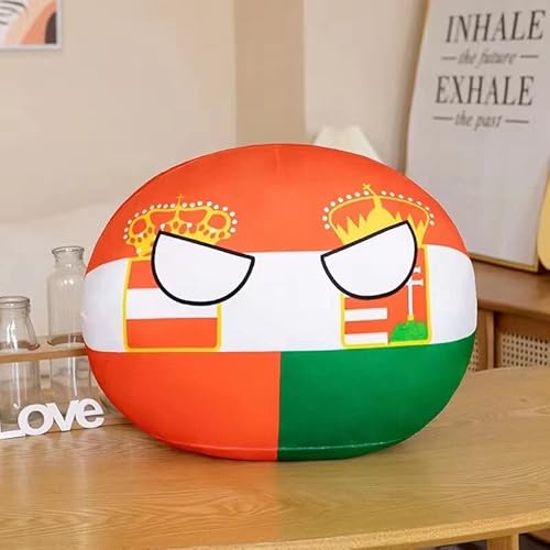 40 cm Country Ball Plüschtiere, Anime Polandball Plüschpuppe, Countryball Japan Deutschland Italien Stofftiere, Jungen Mädchen Blau