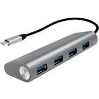 Logilink USB-C 3.1 hub, 4 port - Hub - 4 x USB 3.1 Gen 1 - Desktop (UA0309)