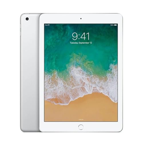 2017 Apple iPad (9.7-zoll, Wi-Fi, 128GB) - Silber (Generalüberholt)