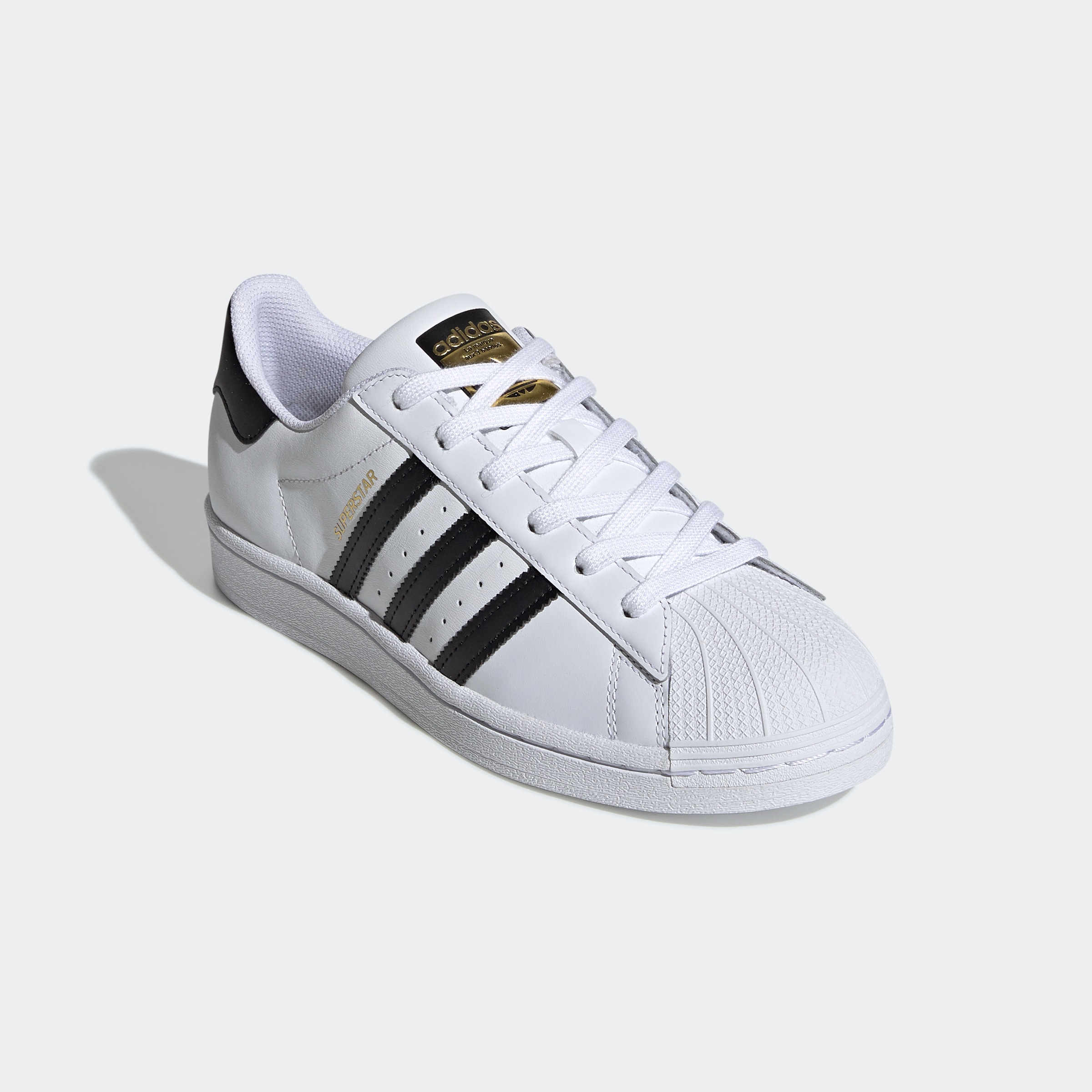 adidas Damen Superstar W Sneaker, FTWR White/Core Black/FTWR White, 36 EU