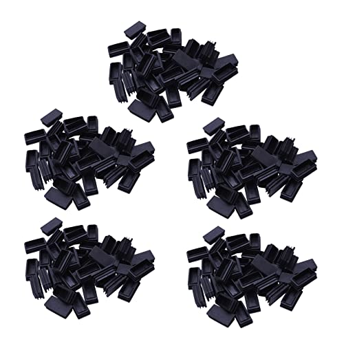 Lubrol Rohreinsätze mit Kunststoffkappe, 25 mm x 50 mm, 200 Stück, schwarz