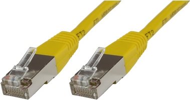 MicroConnect - Netzwerkkabel - RJ-45 (M) bis RJ-45 (M) - 20 m - Foiled Unshielded Twisted Pair (F/UTP) - CAT 6 - halogenfrei, geformt, verseilt - Gelb