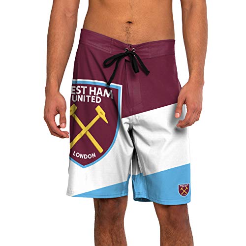 West Ham United FC Fußball-Tauch-Shorts, Premier League Championship, farbig, Größe M