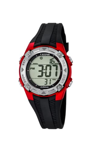 Calypso Unisex Chronograph Quarz Uhr mit Silikon Armband K5685/6