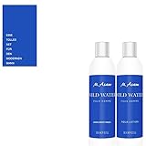 2tlg Set: M. Asam MEN WILD WATER 2in1 Shampoo & Duschgel + M. Asam Aqua Body Lotion + Dustbag in Blau