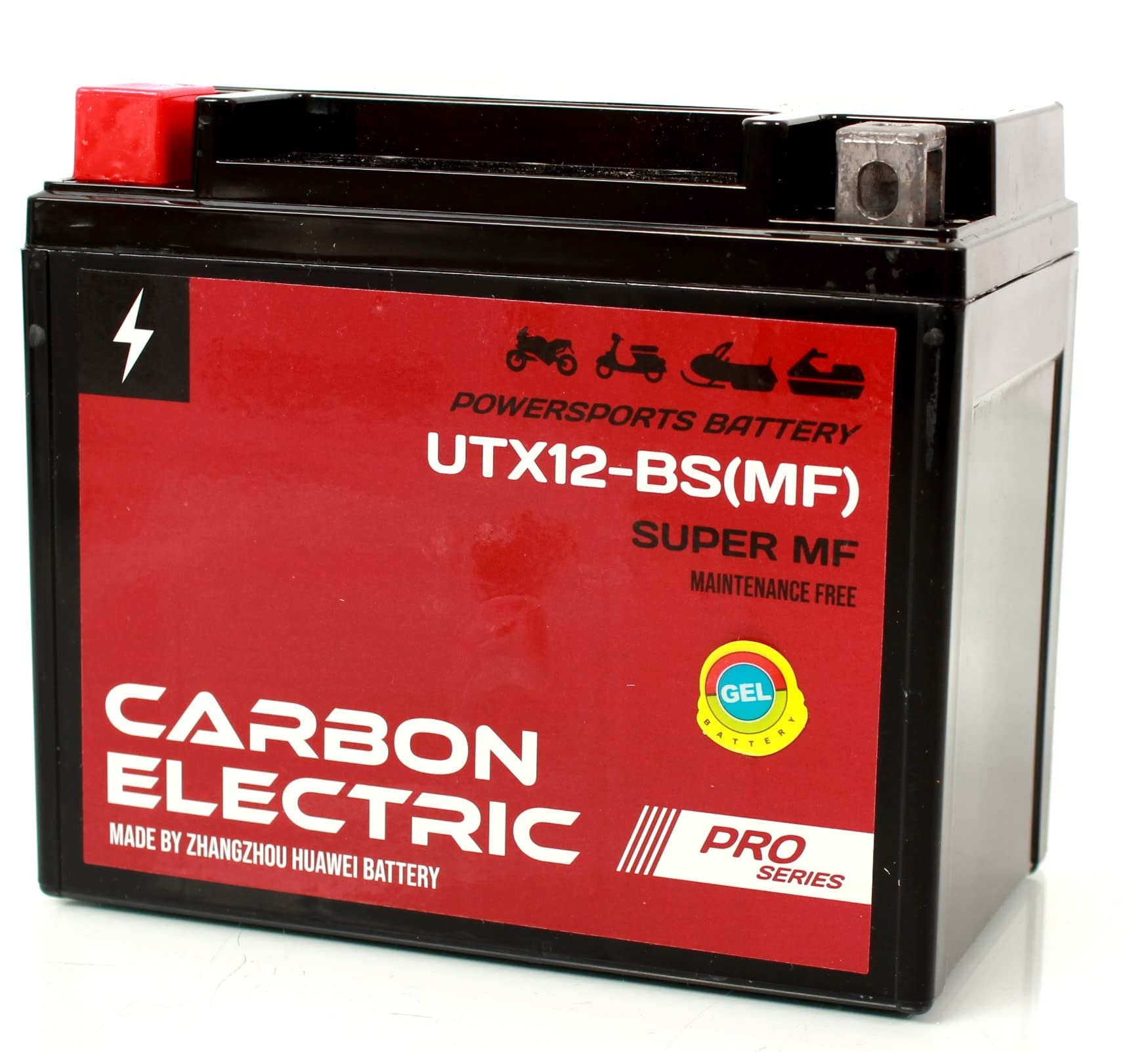 Batterie Gel Carbon Electric Akku 4-20Ah Motorrad Motorroller Quad wartungsfrei neu (10 Ah YT12B-4(MF))