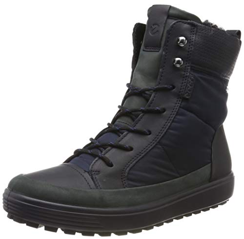 ECCO Damen Soft 7 TRED W Hohe Sneaker, Blau (Navy/Navy/Navy 51491), 36 EU