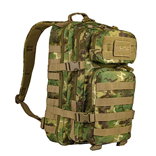 Mil-Tec US Assault Pack Backpack (Small/Woodland Arid)