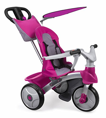 Feber Baby Trike easy evolution rosa, evolutionäres Dreirad für Kinder ab 12 Monaten