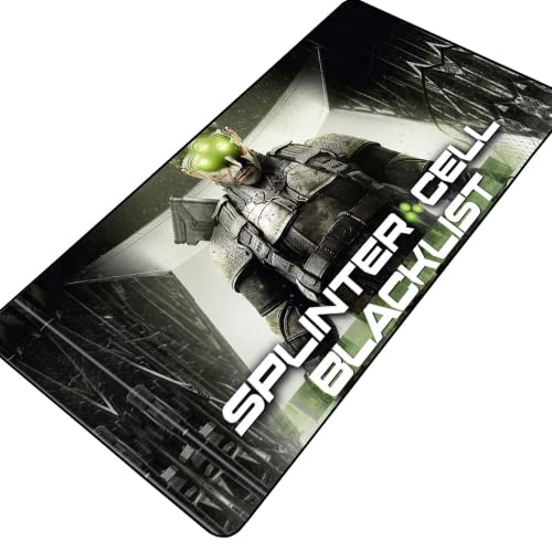 BILIVAN Splinter Cell 6 Mauspad Übergroße Schreibtischunterlage (700 x 300 mm, 1)