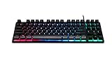 Acer Nitro Gaming Keyboard (QWERTZ-Tastatur, Anti-Ghosting für 19 Tasten, LED-Hintergrundbeleuchtung, 6 Helligkeitsstufen, 3 Modi, UV-beschichtete Tastenkappen) schwarz