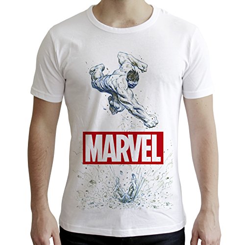 ABYstyle abystyleabytex414-s Marvel Hulk Short Sleeve Herren Neue Fit T-Shirt (Small)