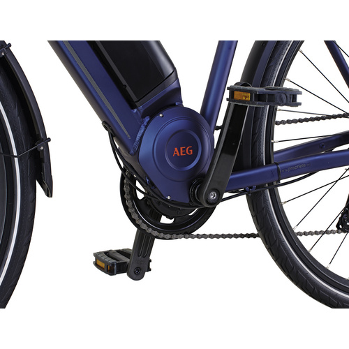 PROPHETE E-Bike Trekking »Entdecker 21.EMT.10«, 28 Zoll, RH: 50 cm, 8-Gang - blau