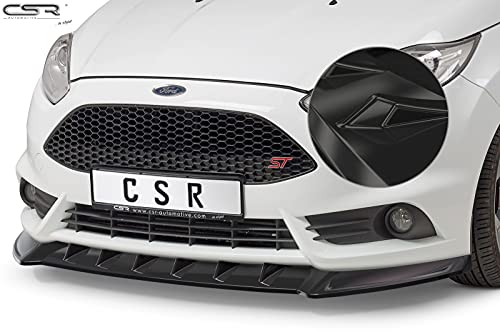 CSR-Automotive Cup-Spoilerlippe Kompatibel mit/Ersatz für Ford Fiesta MK7 ST Glossy Schwarz CSL351-G