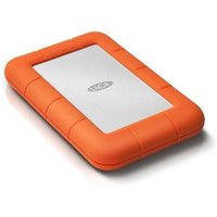 LaCie Rugged Mini - Festplatte - 4 TB - extern (tragbar) - USB 3.0 - 5400 U/min - Silber, orange (LAC9000633)