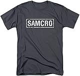 Sleeve Sons Anarchy Herren Samcro T-Shirt, Schwarz , 56