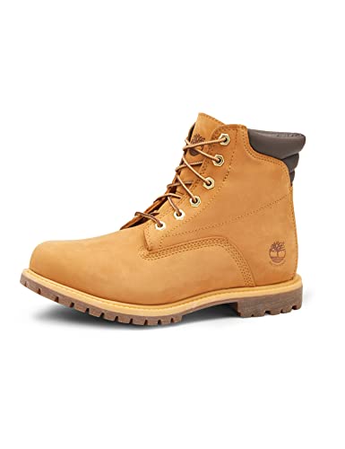 Timberland Damen Waterville 6 Inch Basic Waterproof Stiefel, Gelb (Wheat), 37.5 EU