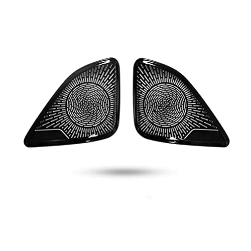 WXHBJ Für Mercedes Benz C-Klasse W206 2022. Auto Styling Tür Eine Säule Stereo Lautsprecher Horn Abdeckung Trim Dekoration (Farbe : Schwarz)