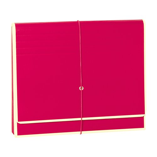 Semikolon 351981 Akkordeon mit Gummiverschluss A4 – Fächer-Mappe, Dokumenten-Sammler, 32 x 27,5 cm – pink rosa