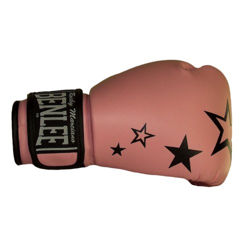BENLEE Rocky Marciano PVC Boxhandschuh Sistar, Pink mit Sternchen (Baby PINK), GröM-_e: 10 oz