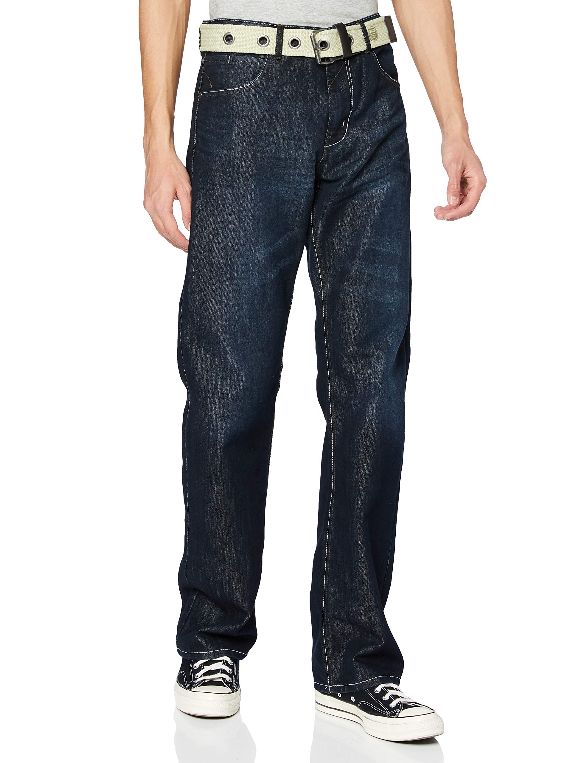 Enzo Herren EZ14 Jeans, Darkwash, 40W / 30L(40S )