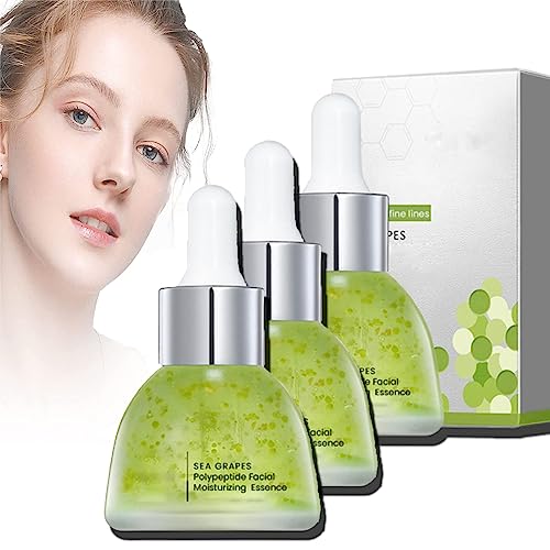 Flysmus Swiss Green Caviar Triple Polypeptide Firming Serum, Swiss Green Caviar Triple Polypeptide Firming Serum, Green Caviar Anti Aging Face Tightening Face Serum (3pcs)