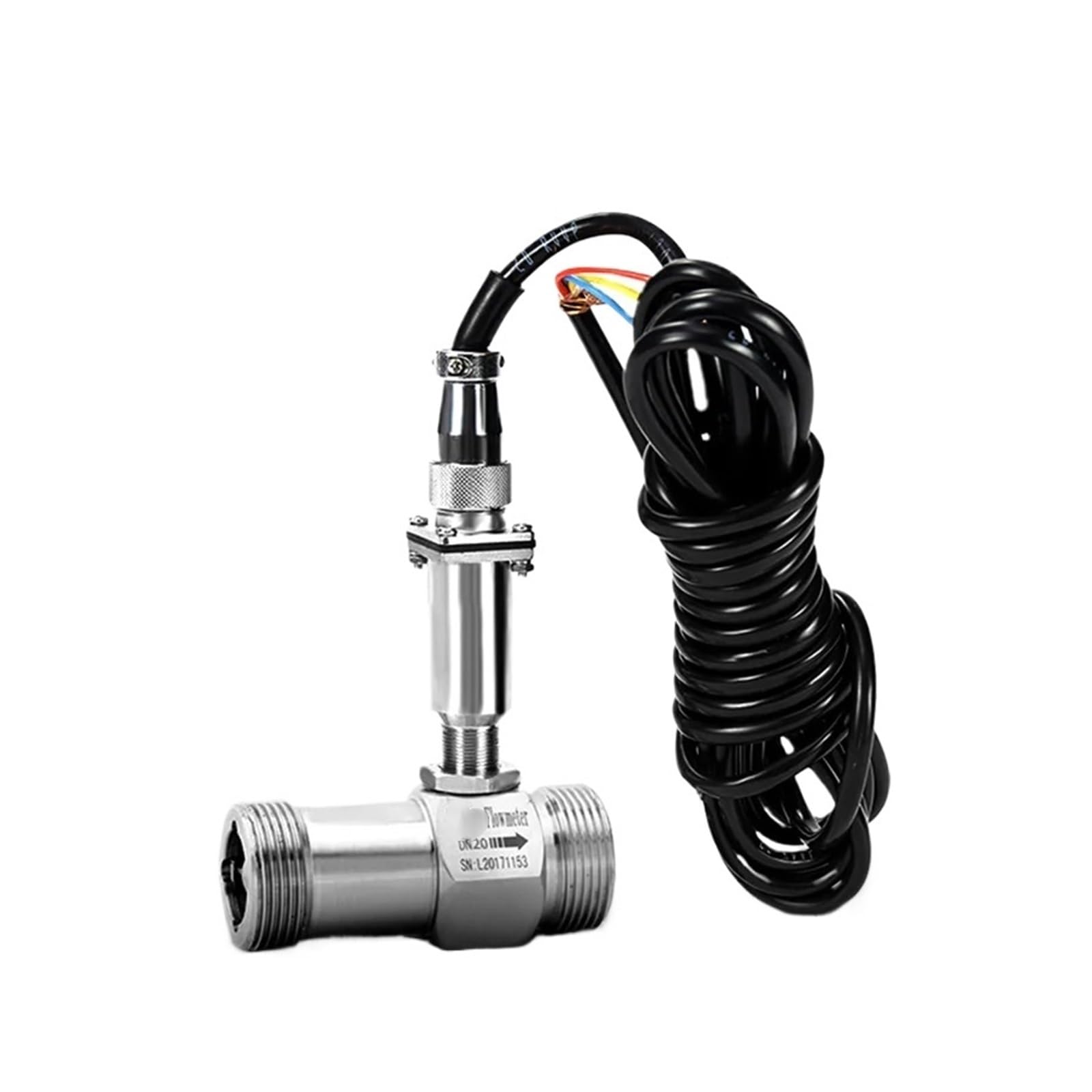 Wasserzähler, Hochleistungs-Wasserdurchflussmesser Durchflussmesser Sensor Wasserimpulssignal SS304 Reinwasserdurchflussmesser ( Color : DN20 )