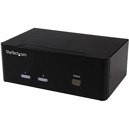 StarTech.com 2 Port KVM Switch mit Dual-VGA und 2-fach USB Hub - USB 2.0