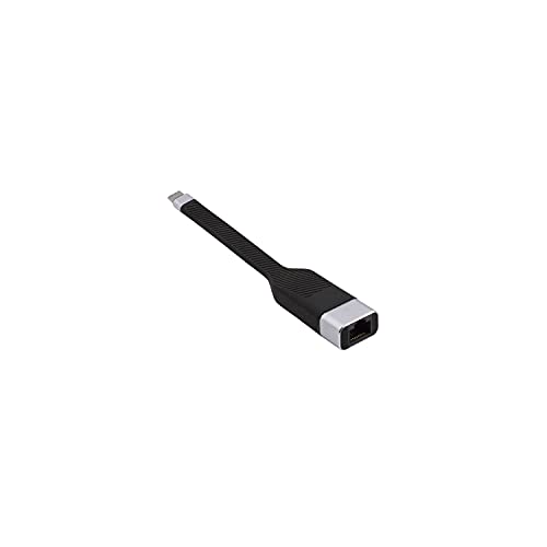 USB-C Flat Gigabit Ethernet Adapter schwarz