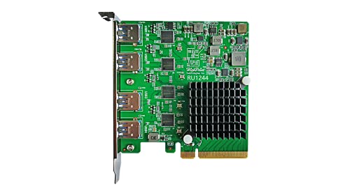 RocketU 1244A PCIe 3.0 x8 4x10GB/s, USB-Controller
