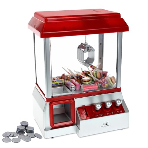 United Entertainment - Candy Grabber / Süßigkeitenautomat / Süßigkeiten Greifautomat / Greifer Spielautomat - mit Sound-Taste & USB - Version 2.0