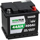 WINTER Premium Autobatterie 12V 44Ah statt 42Ah 45Ah 47Ah