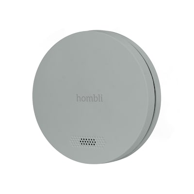 Hombli Smart Smoke Detector – Lauter Alarm – 10 Jahre Batterielaufzeit – Fehlalarme stummschalten – Stylisches Design – Einfache Installation – Ultraschlank - Grau