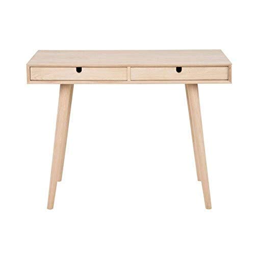 AC Design Furniture Schreibtisch Cecania, B: 100 x T:45 x H: 74 cm, Holz, Braun