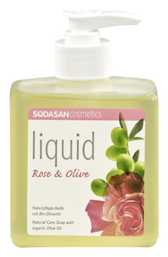 6 x 300 ml SODASAN LIQUID Rose-Olive