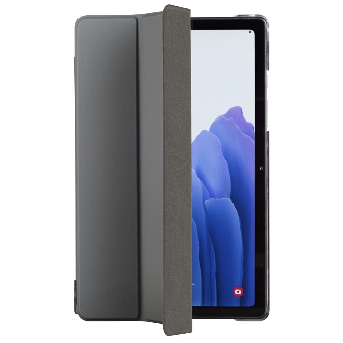 Hama Hülle für Samsung Galaxy Tab S7 FE/S7+/S8+ 31,5 cm 12,4 Zoll (aufklappbares Case für Samsung Tablet, Schutzhülle mit Standfunktion, transparente Rückseite, magnetisches Cover) grau